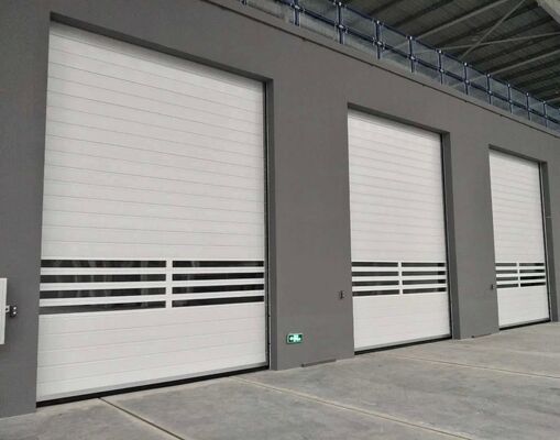 Porta automatica a rulli antincendio personalizzata con servomotore per la sicurezza ad alta velocità