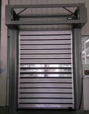 Porta avvolgibile automatica ad alta velocità personalizzata con caratteristiche di sicurezza antincendio