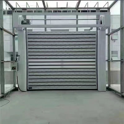 JTM-D03 Aluminio Alta Velocità Roll Up Fast Roller Shutter Porta di sicurezza a spirale con telecomando