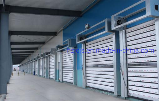 Porta di garage a spirale veloce in lega di alluminio ad alta velocità con classe di protezione IP55