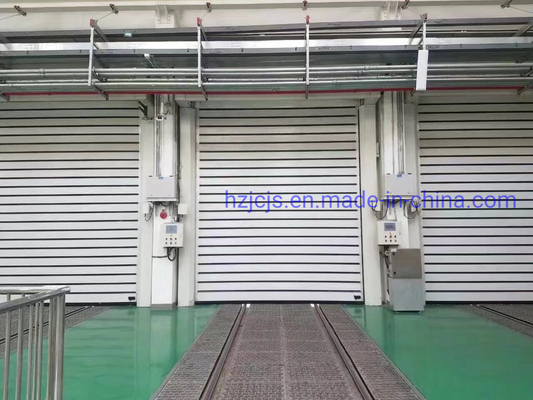 Finito Leggio di alluminio Fast Roll Up Acting Roller Shutter Spirale Di Sicurezza Porta del garage