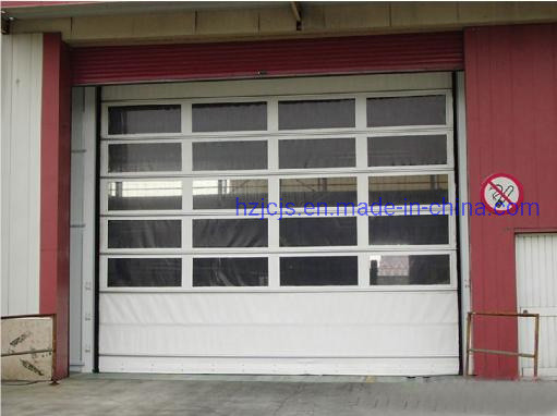 Porta di magazzino di sicurezza a rotolamento e chiusura veloce in lega di alluminio