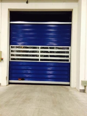 Max Size W8000mm*H8000mm Porta da garage ad azione rapida in lega di alluminio con sicurezza a spirale