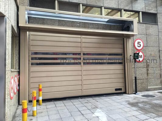 Porta di sicurezza a serranda avvolgibile ignifuga automatica ad alta velocità con protezione IP55, modello personalizzato