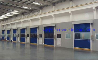 Customized Fire Proofing IP55 Protection Automatic Roller Shutter High Speed Security Warehouse Door