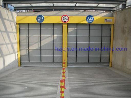 Porta avvolgibile ad alta velocità in lega di alluminio con prova di fuoco e modello personalizzato per centri logistici