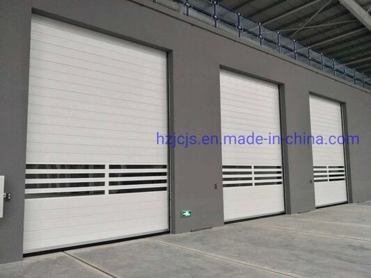 Porta avvolgibile ad alta velocità in lega di alluminio con prova di fuoco e modello personalizzato per centri logistici